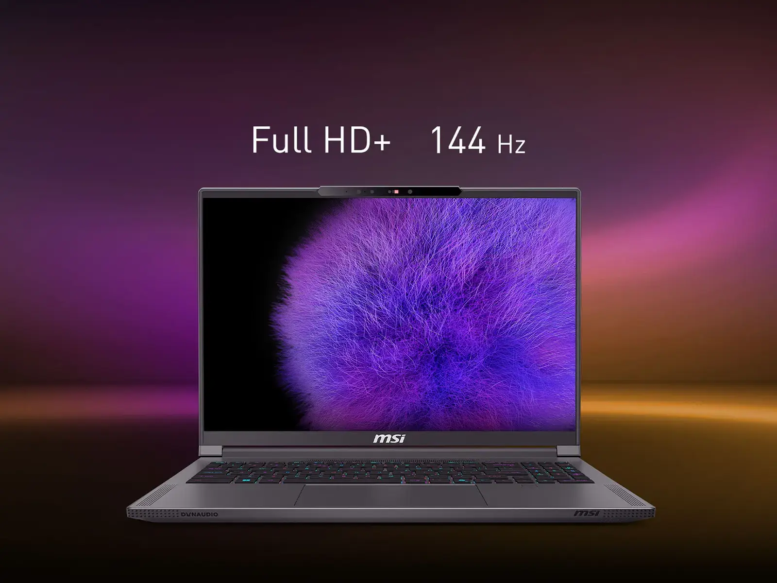 Das 16-Zoll-Display bietet Full HD+ mit 1.920 × 1.200 Pixeln und 144 Hz. Das 16:10-Format schafft dabei etwas mehr Platz in der Höhe.